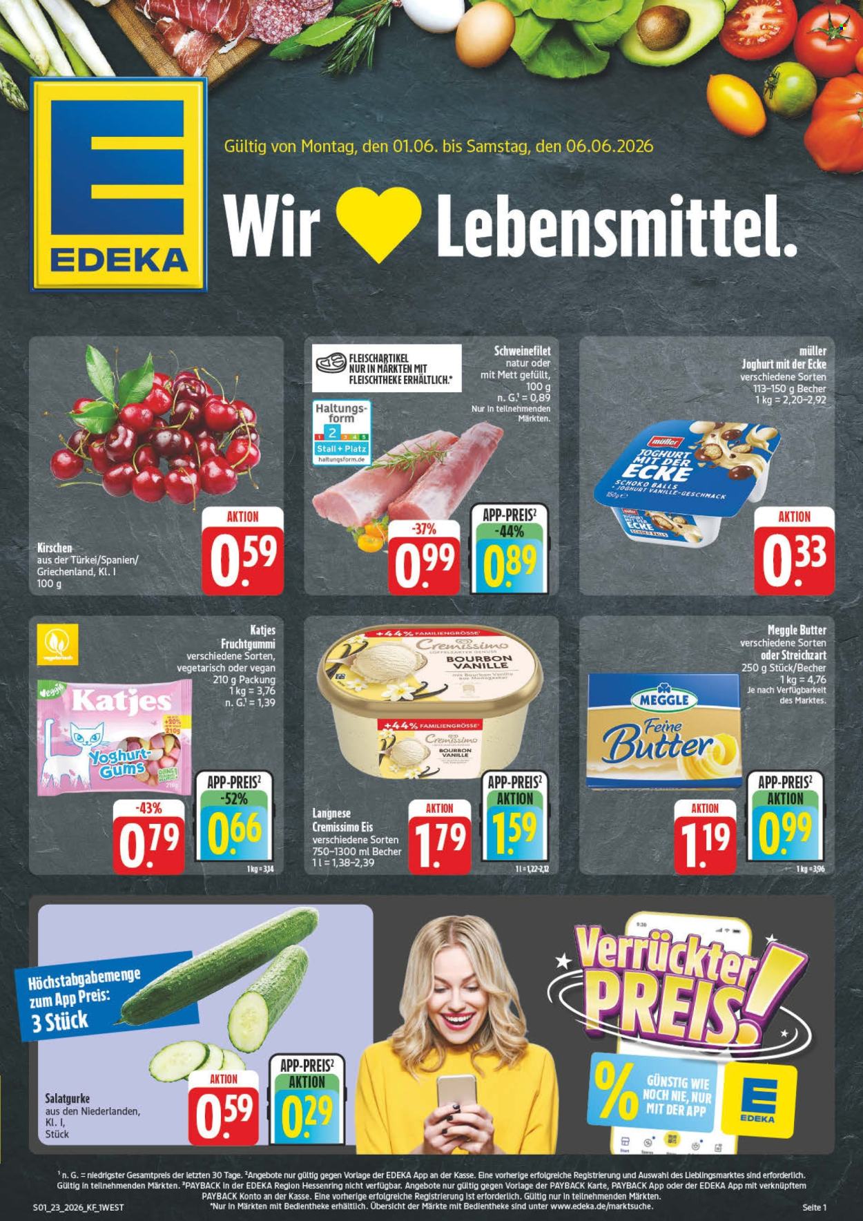 Edeka Prospekte  - 1.06.2026 - 6.06.2026. Seite 1