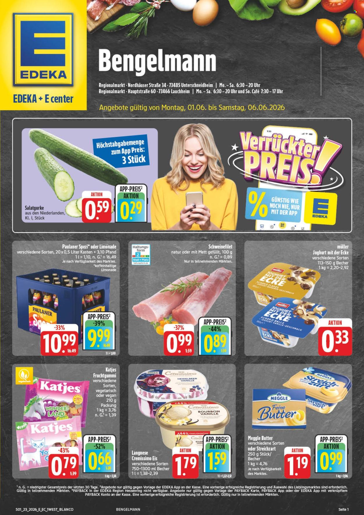Edeka Prospekte  - 1.06.2026 - 6.06.2026. Seite 1