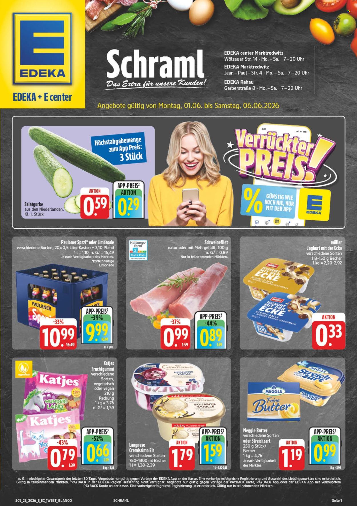 Edeka Prospekte  - 1.06.2026 - 6.06.2026. Seite 1