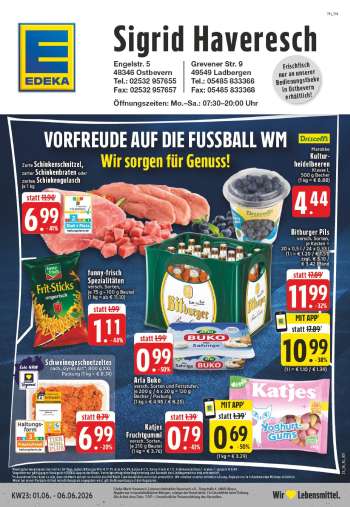 Prospekte Edeka - 1.06.2026 - 6.06.2026.