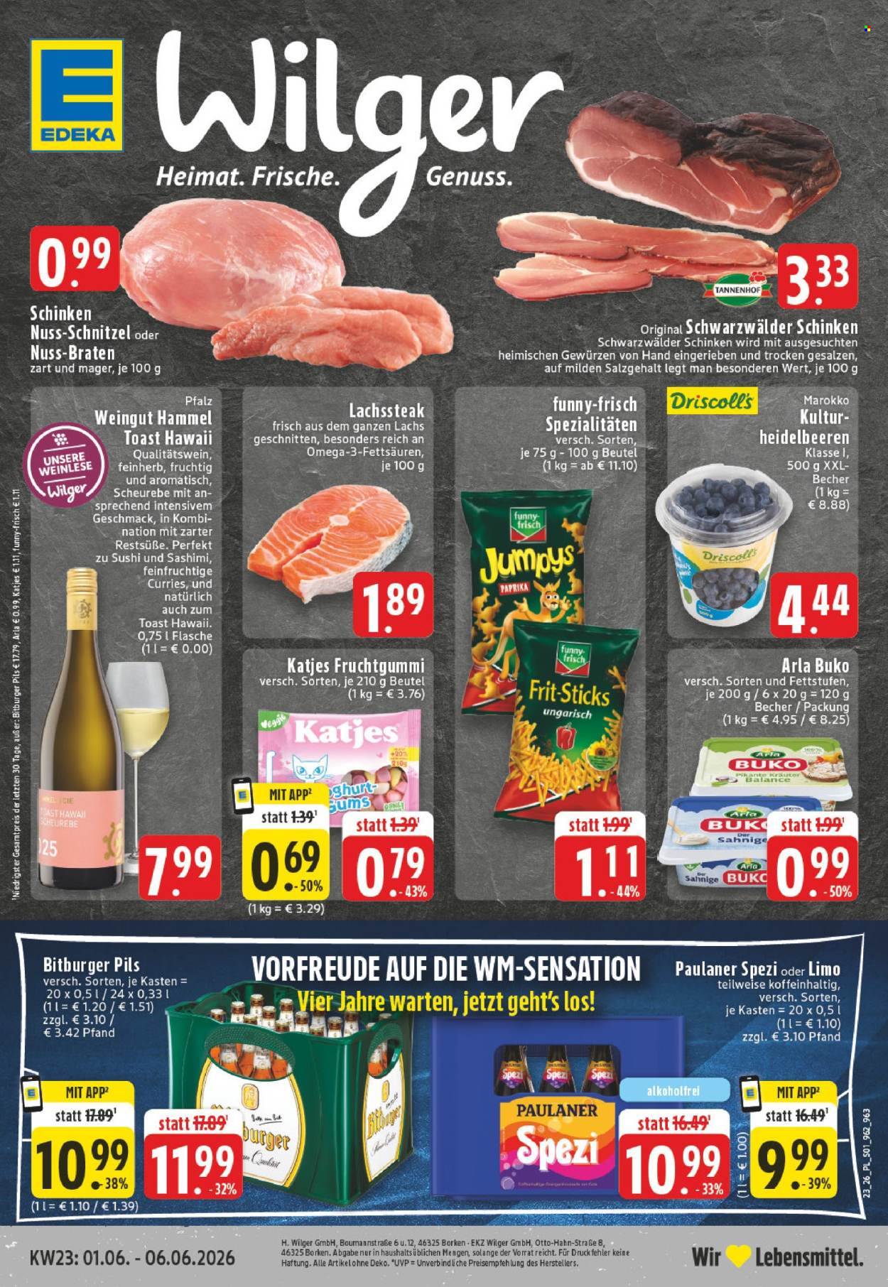 Edeka Prospekte  - 1.06.2026 - 6.06.2026. Seite 1