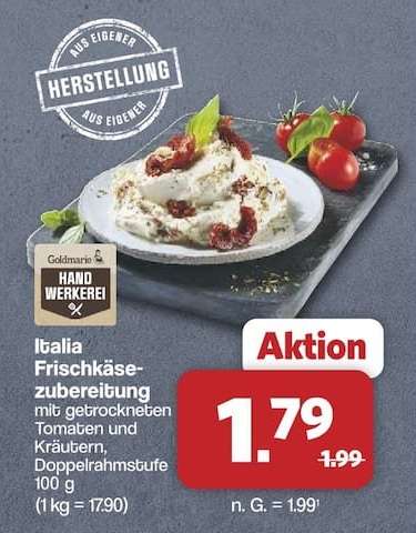 Italia Frischkäsezubereitung