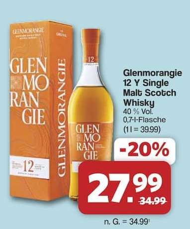 Glenmorangie 12 Y Single Malt Scotch Whisky