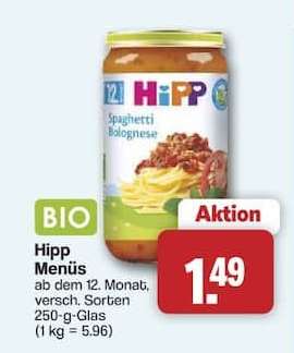 Hipp Menüs