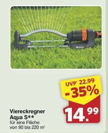Viereckregner Aqua S**