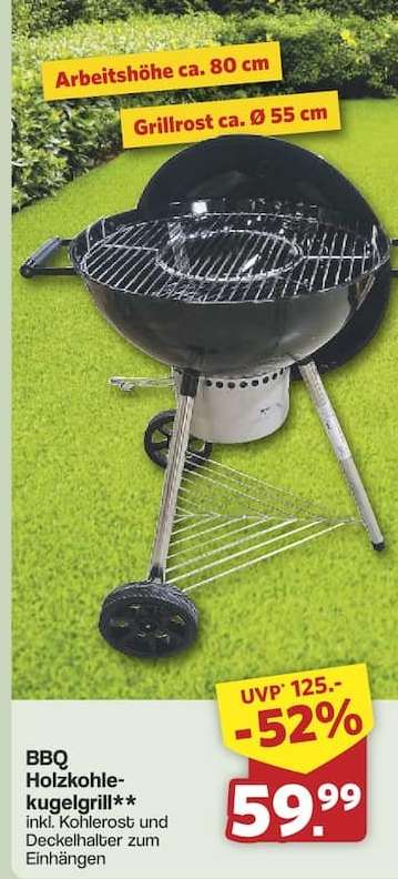 BBQ Holzkohle-kugelgrill