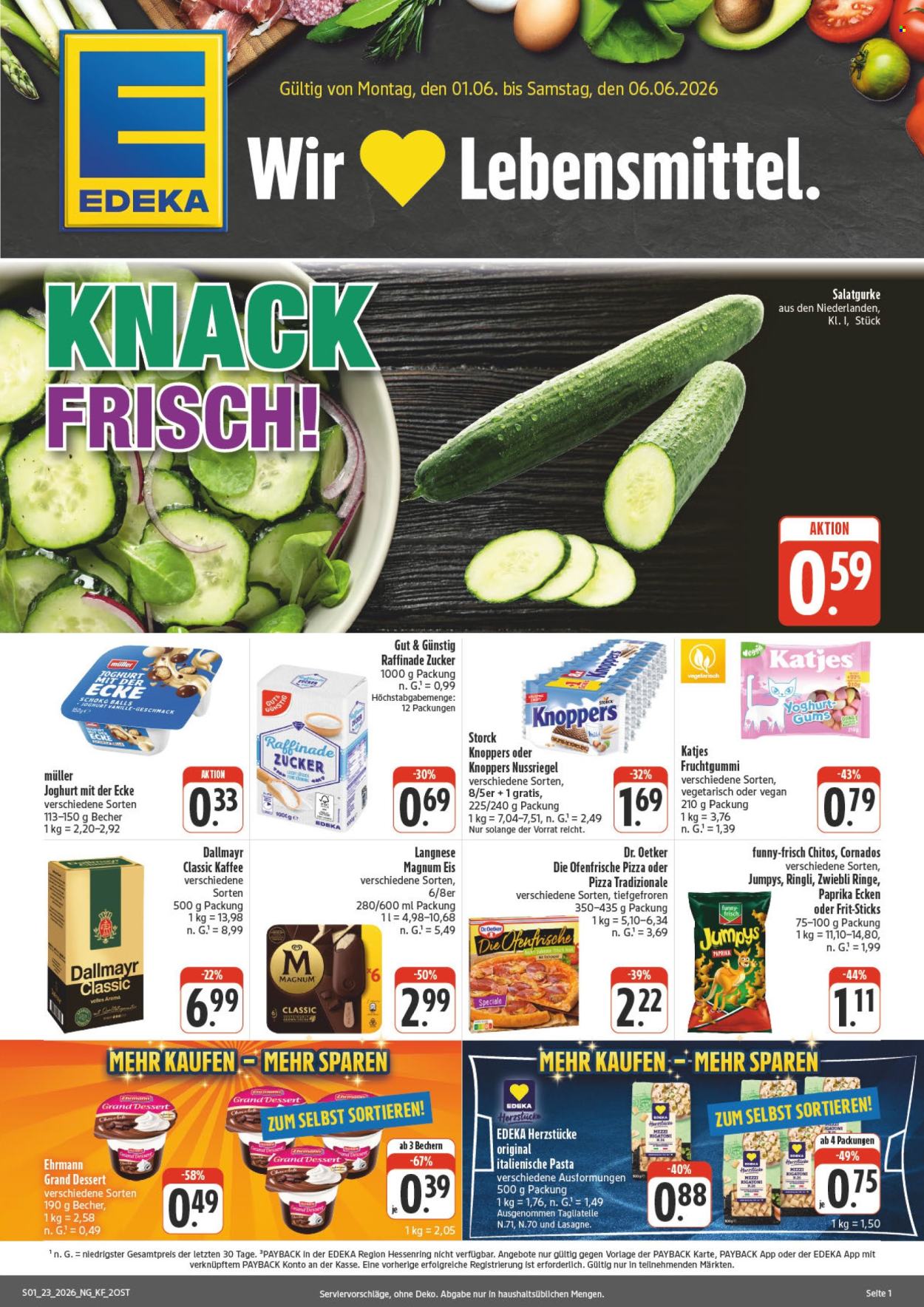 Edeka Prospekte  - 1.06.2026 - 6.06.2026. Seite 1