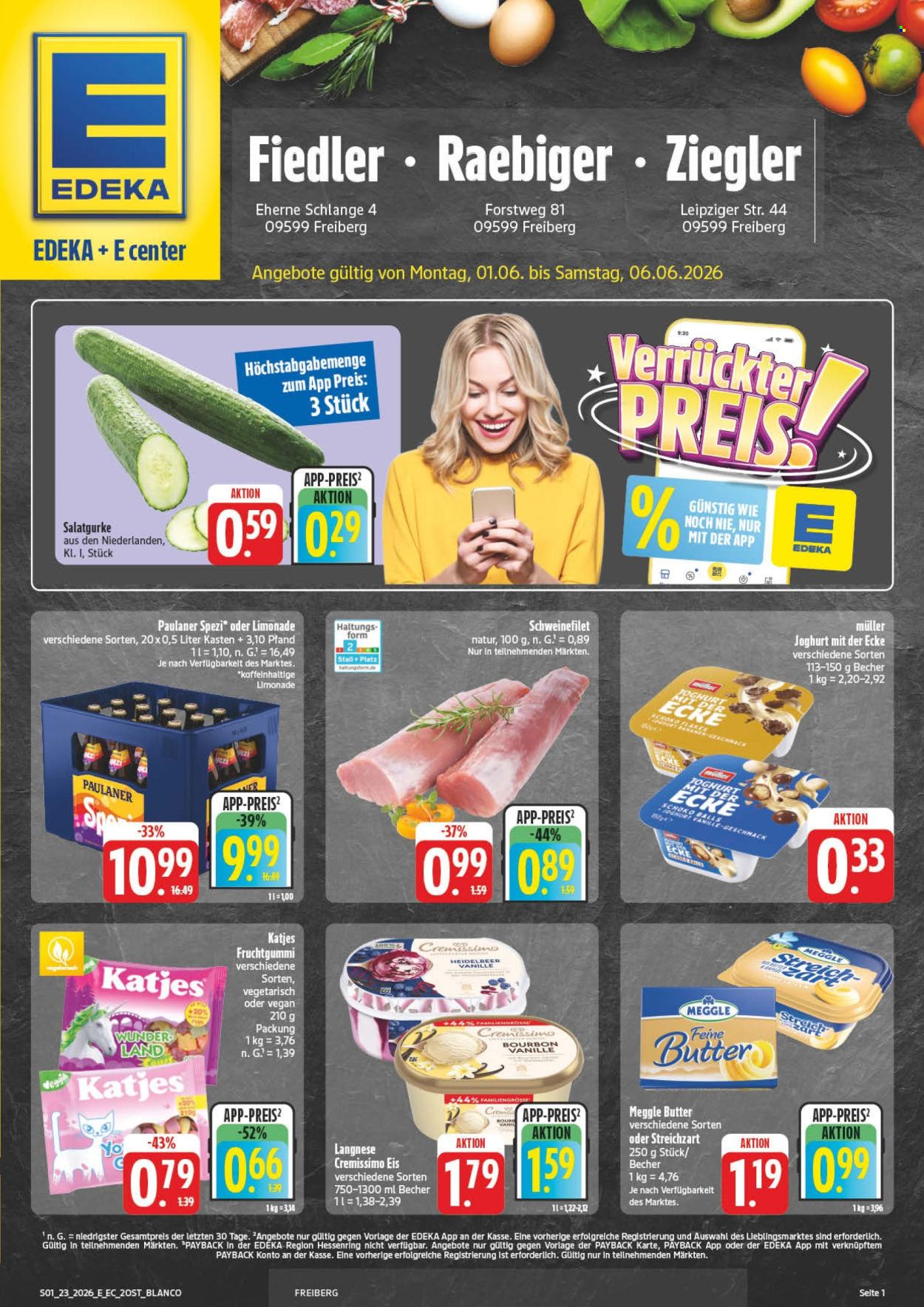 Edeka Prospekte  - 1.06.2026 - 6.06.2026. Seite 1