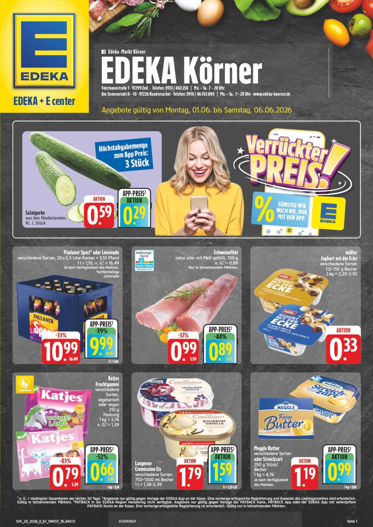 Edeka Prospekte  - 1.06.2026 - 6.06.2026. Seite 1
