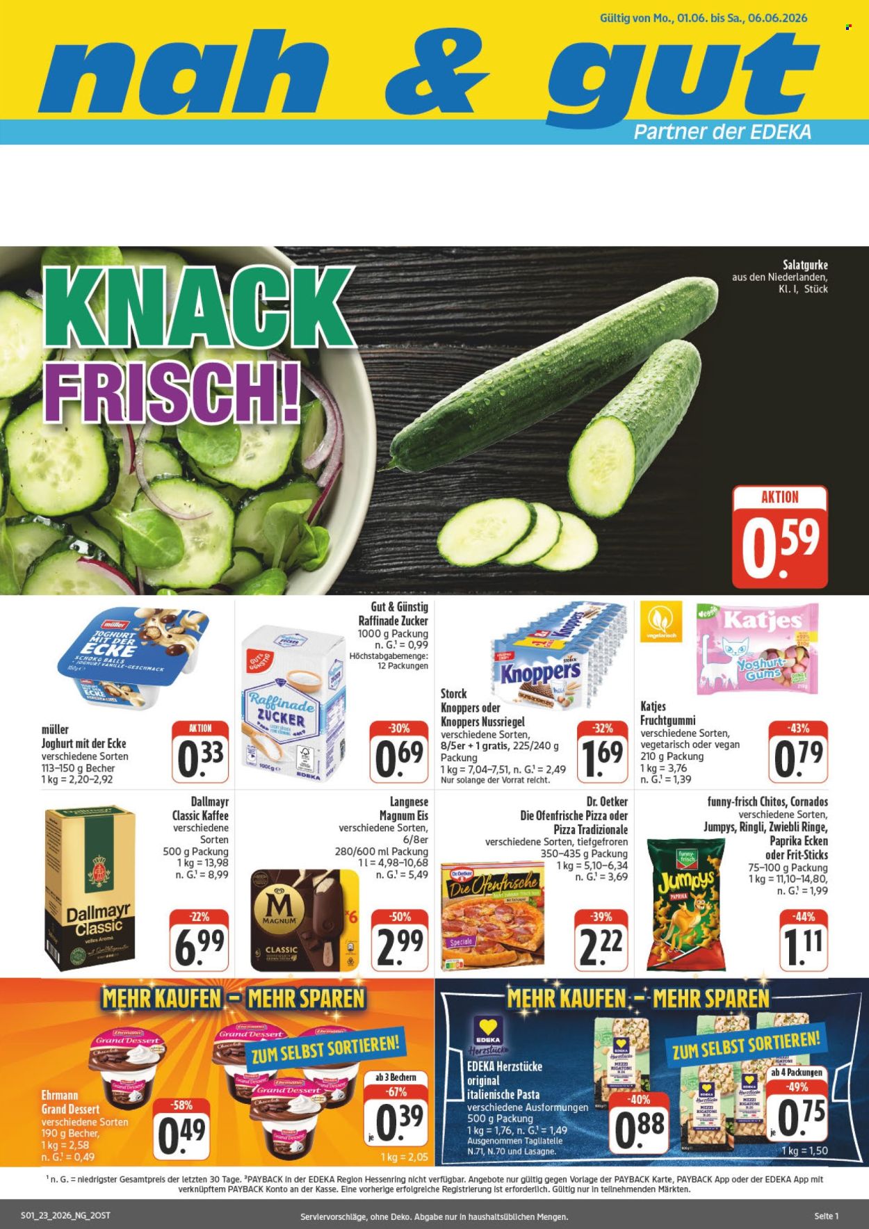 Edeka Prospekte  - 1.06.2026 - 6.06.2026. Seite 1