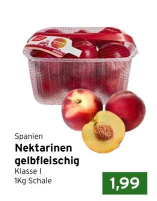 Nektarinen gelbfleischig