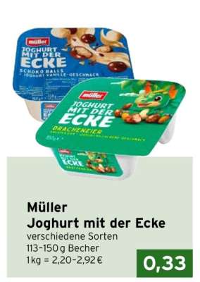MÜLLER Joghurt mit der Ecke