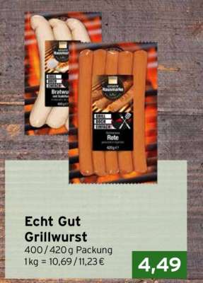 Echt Gut Grillwurst