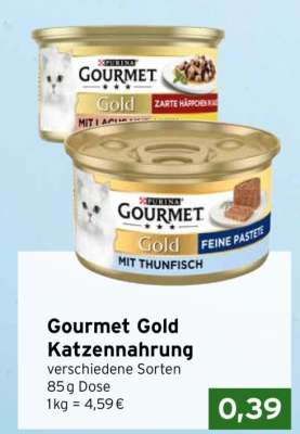 Gourmet Gold Katzennahrung