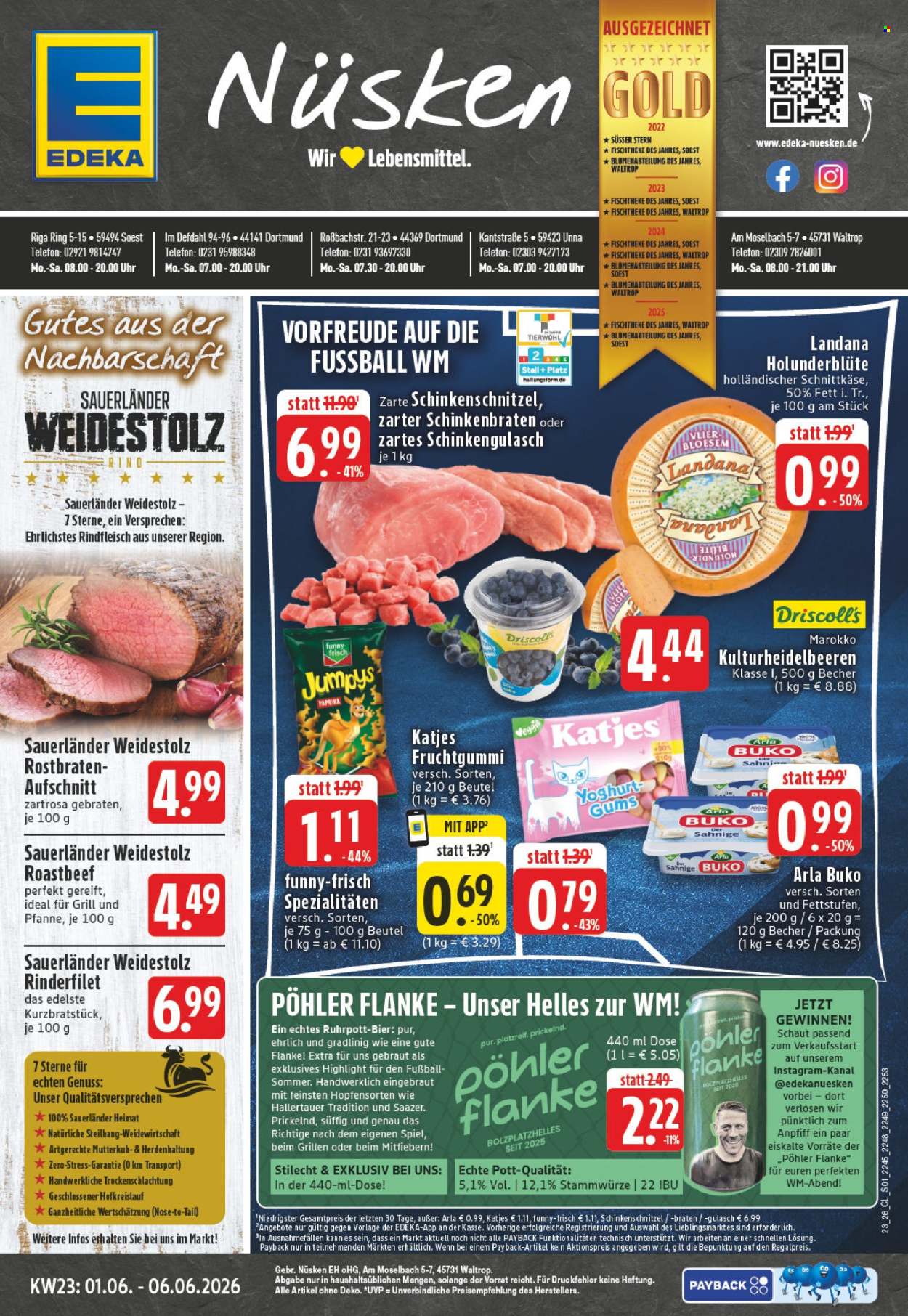 E center Prospekte  - 1.06.2026 - 6.06.2026. Seite 1