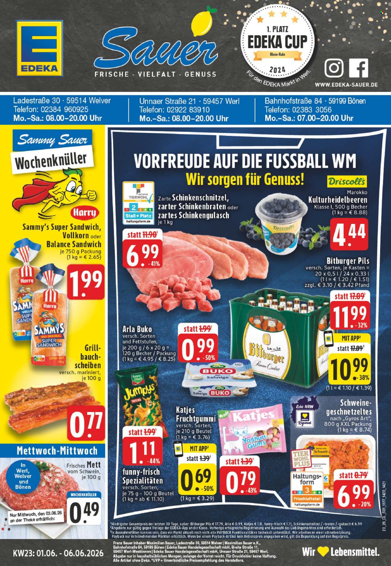 Edeka Prospekte  - 1.06.2026 - 6.06.2026. Seite 1
