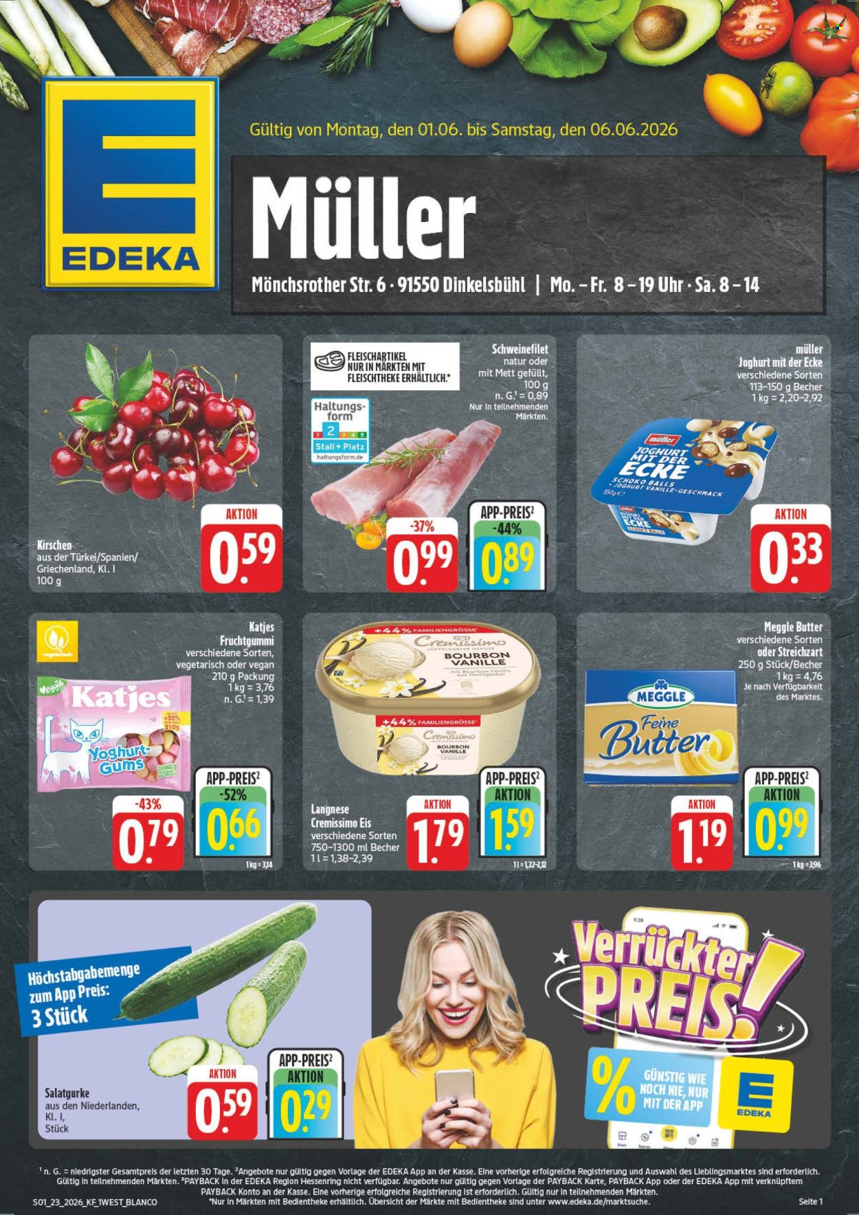 Edeka Prospekte  - 1.06.2026 - 6.06.2026. Seite 1