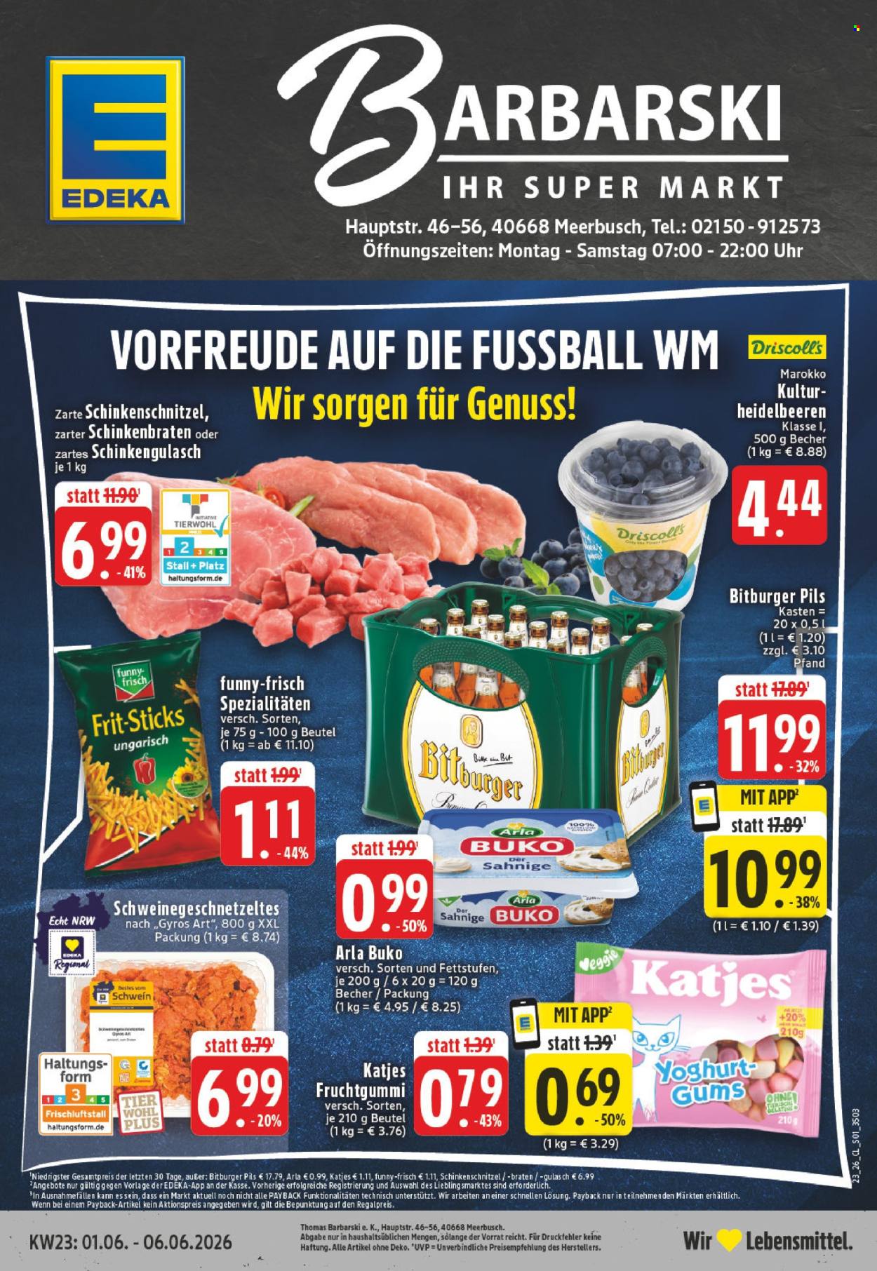 Edeka Prospekte  - 1.06.2026 - 6.06.2026. Seite 1