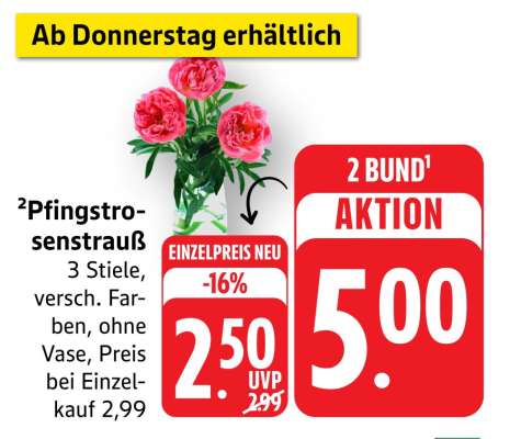 Pfingstrosenstrauß*