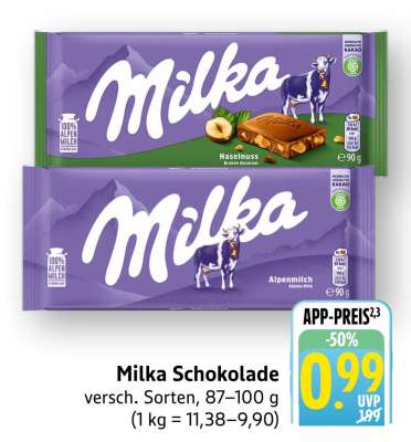 MILKA Schokolade