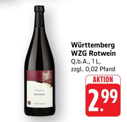 Württemberg WZG Rotwein
