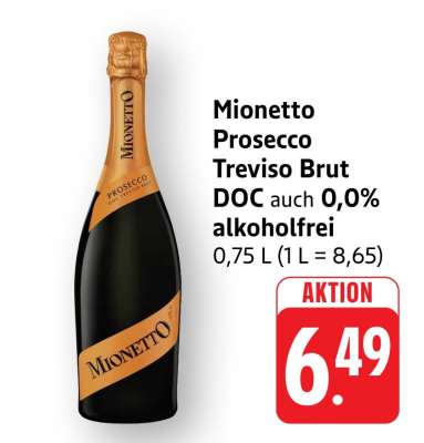 Mionetto Prosecco Treviso Brut DOC
