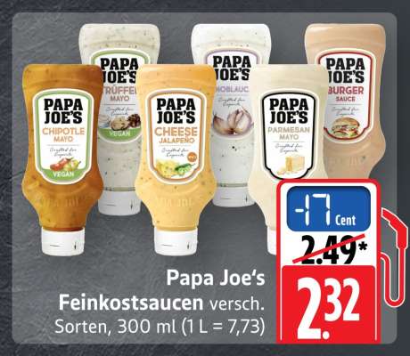 Papa Joe’s Feinkostsaucen