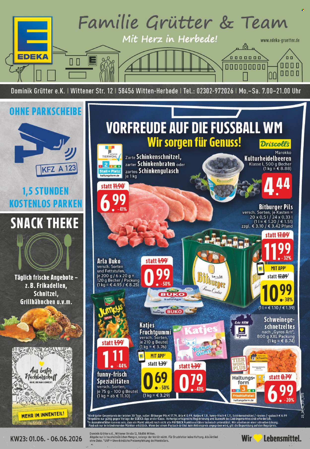 Edeka Prospekte  - 1.06.2026 - 6.06.2026. Seite 1
