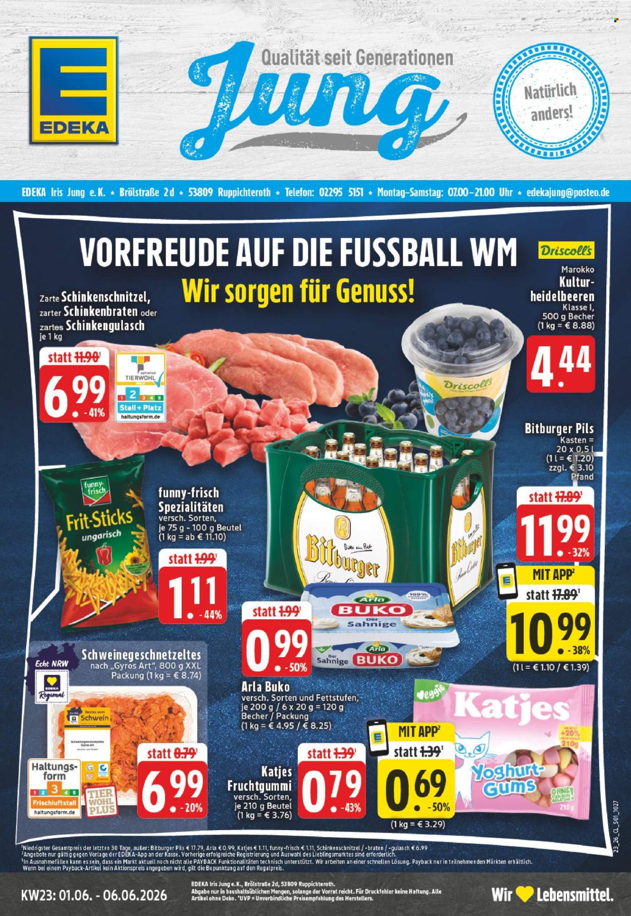 Edeka Prospekte  - 1.06.2026 - 6.06.2026. Seite 1