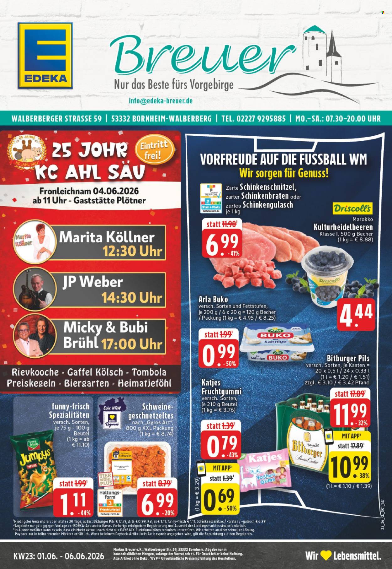 Edeka Prospekte  - 1.06.2026 - 6.06.2026. Seite 1