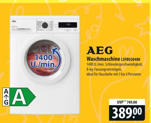 AEG Waschmaschine L5FBU20480
