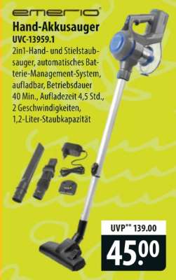 Emerio Hand-Akkusauger UVC-13959.1