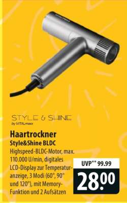 Haartrockner Style&Shine BLDC