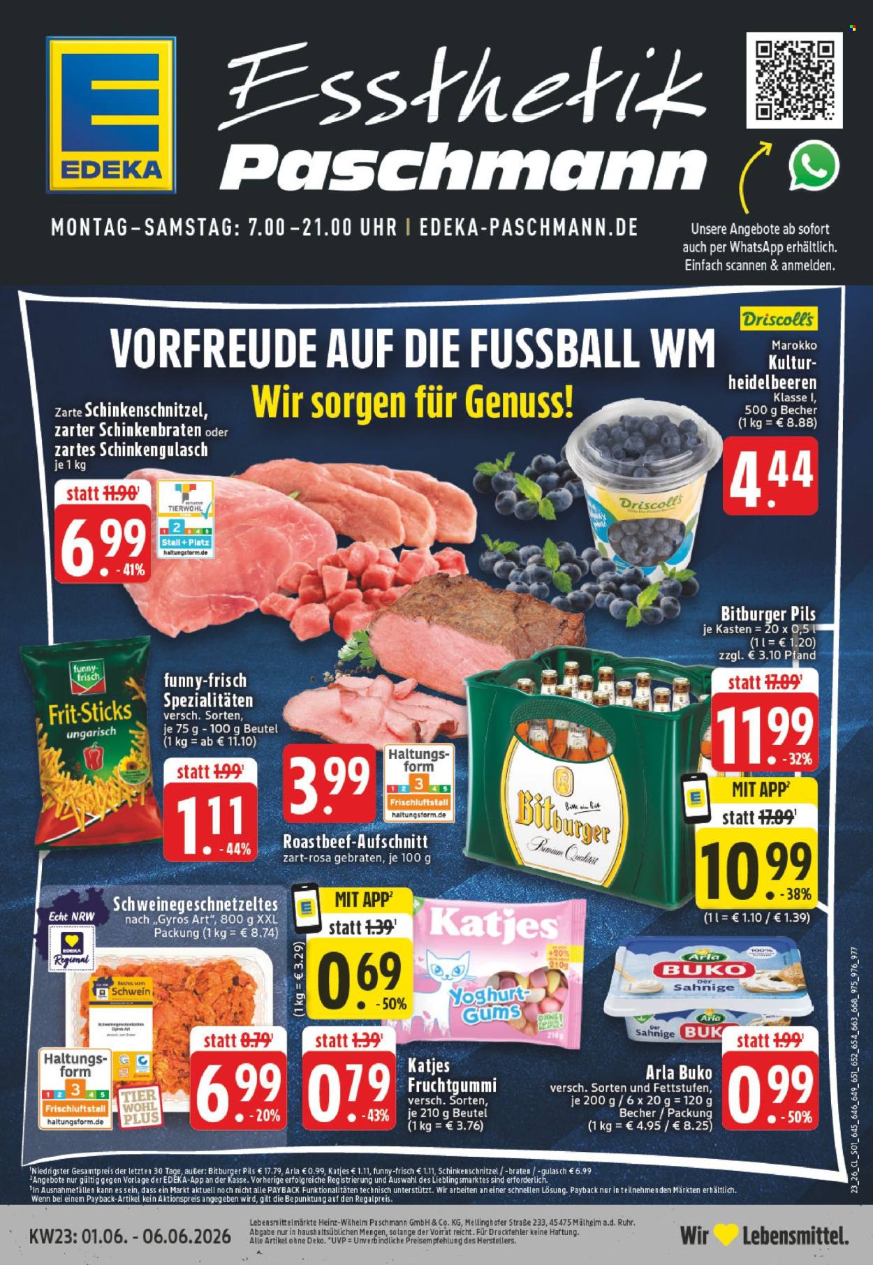 Edeka Prospekte  - 1.06.2026 - 6.06.2026. Seite 1