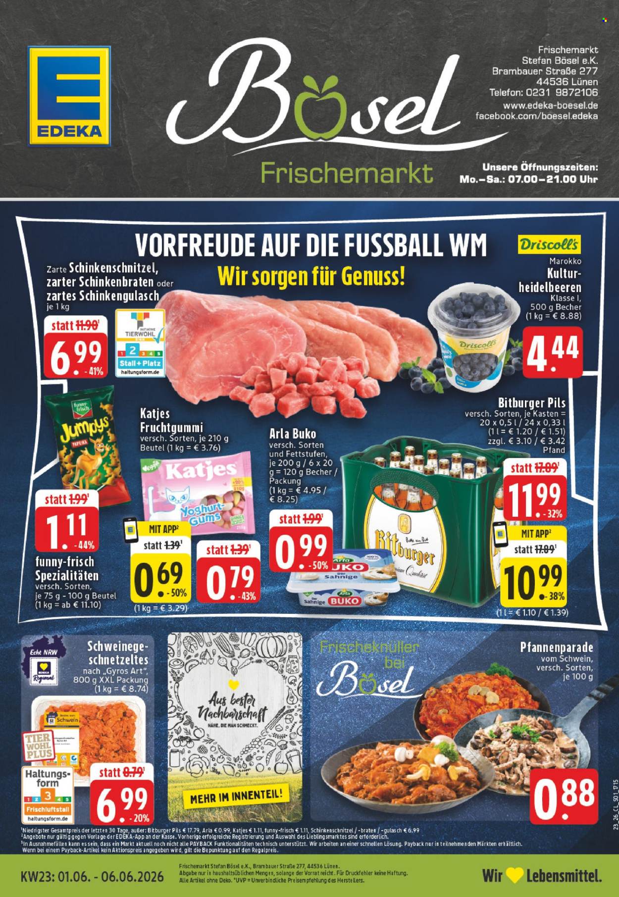 Edeka Prospekte  - 1.06.2026 - 6.06.2026. Seite 1