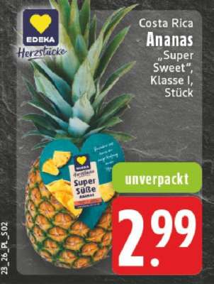 Ananas 'super sweet'