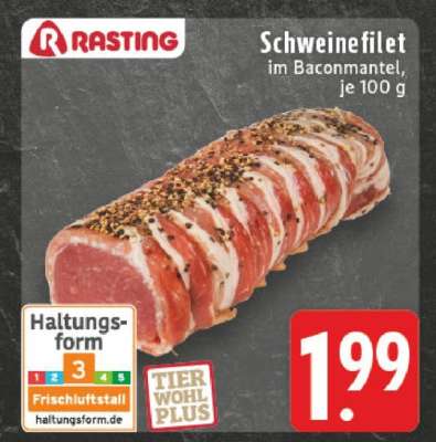 Schweinefilet im Baconmantel