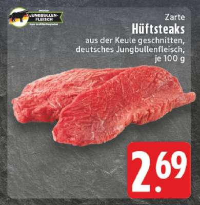 Zarte Hüftsteaks