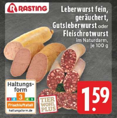 Rasting Wurst