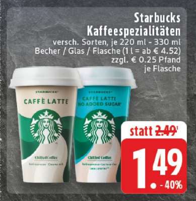 Starbucks Kaffeespezialitäten