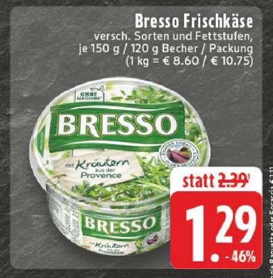 Bresso Frischkäse