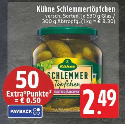 Kühne Schlemmer-Töpfchen