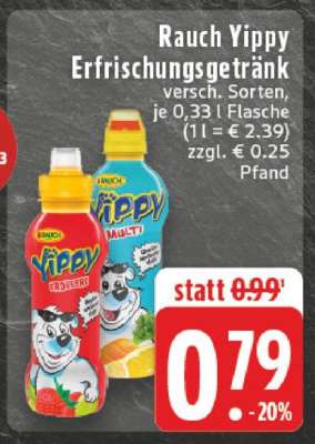 Rauch Yippy Erfrischungsgetränk