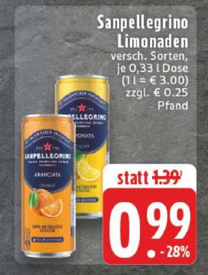 Sanpellegrino Limonaden