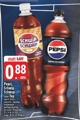 PEPSI, SCHWIP SCHWAP oder 7UP