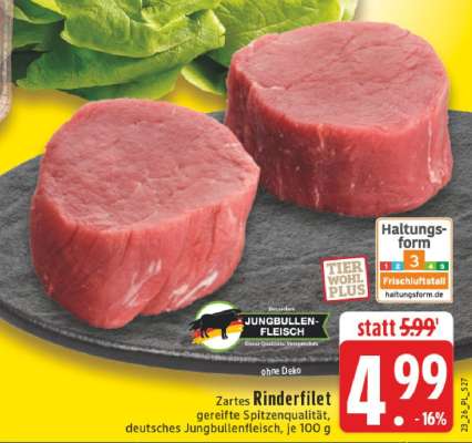 Zartes Rinderfilet