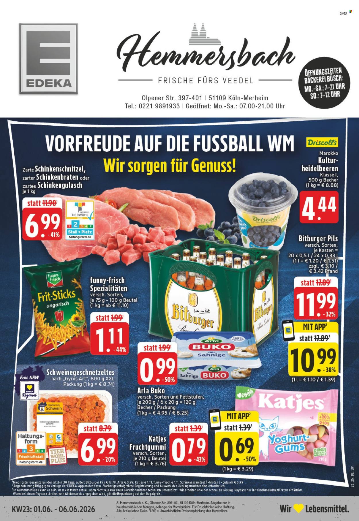 Edeka Prospekte  - 1.06.2026 - 6.06.2026. Seite 1