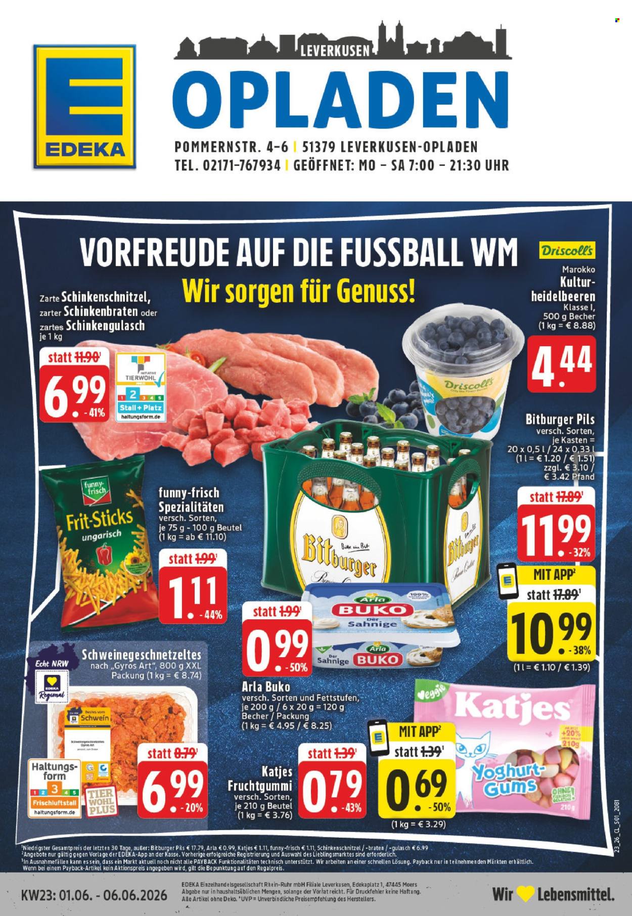 Edeka Prospekte  - 1.06.2026 - 6.06.2026. Seite 1