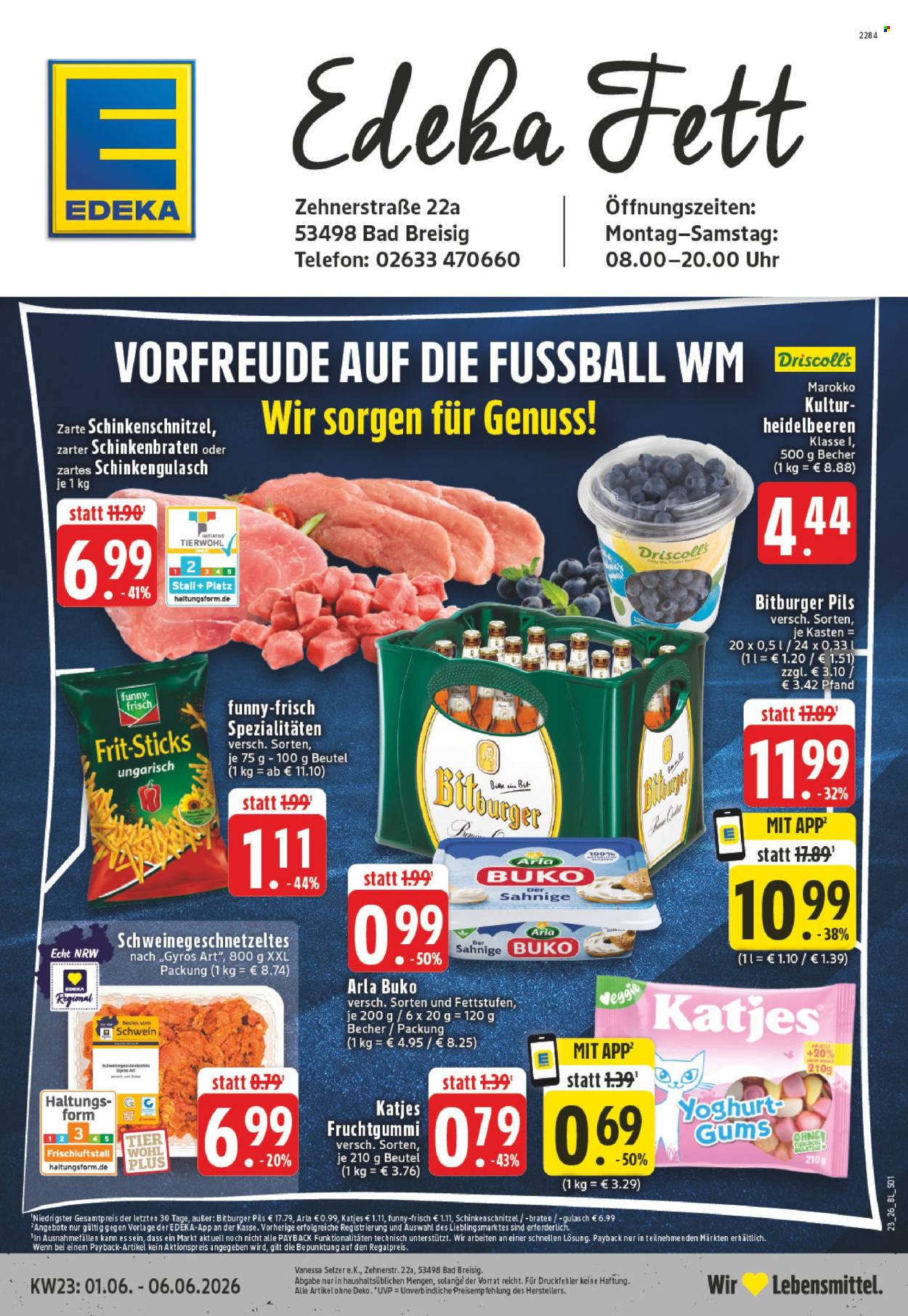 Edeka Prospekte  - 1.06.2026 - 6.06.2026. Seite 1