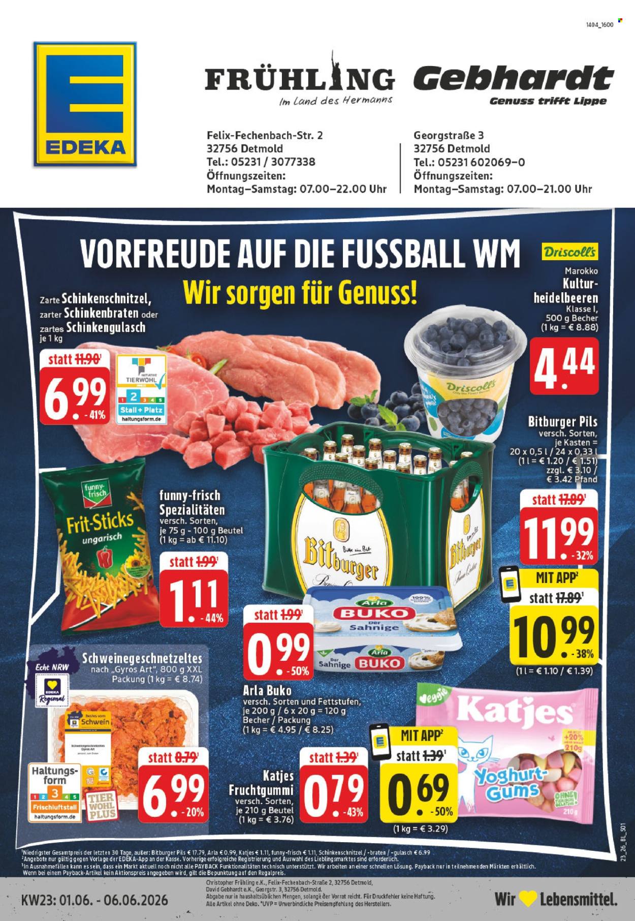 Edeka Prospekte  - 1.06.2026 - 6.06.2026. Seite 1